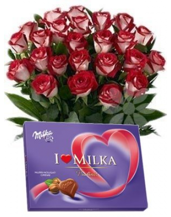 KYTICE ŽÍHANÝCH RŮŽÍ + MILKA 110 g