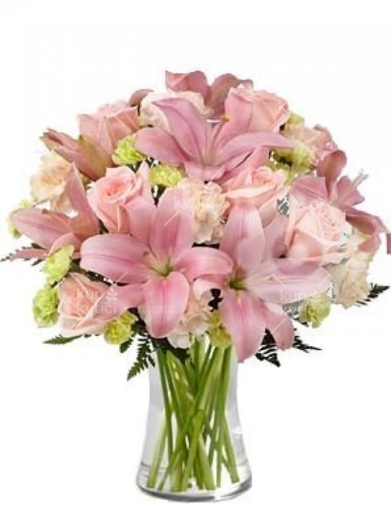 Mixed bouquet in pink Alice