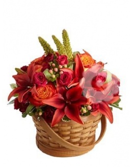 Цветочные корзины 5