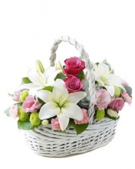 Цветочные корзины 7