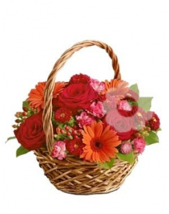 Цветочные корзины 9