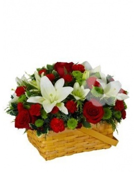 Цветочные корзины 12