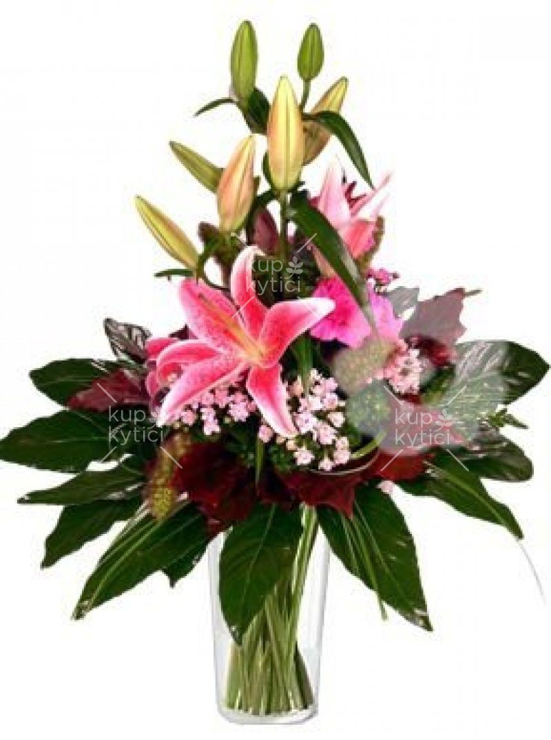 Bouquet of royal lilies