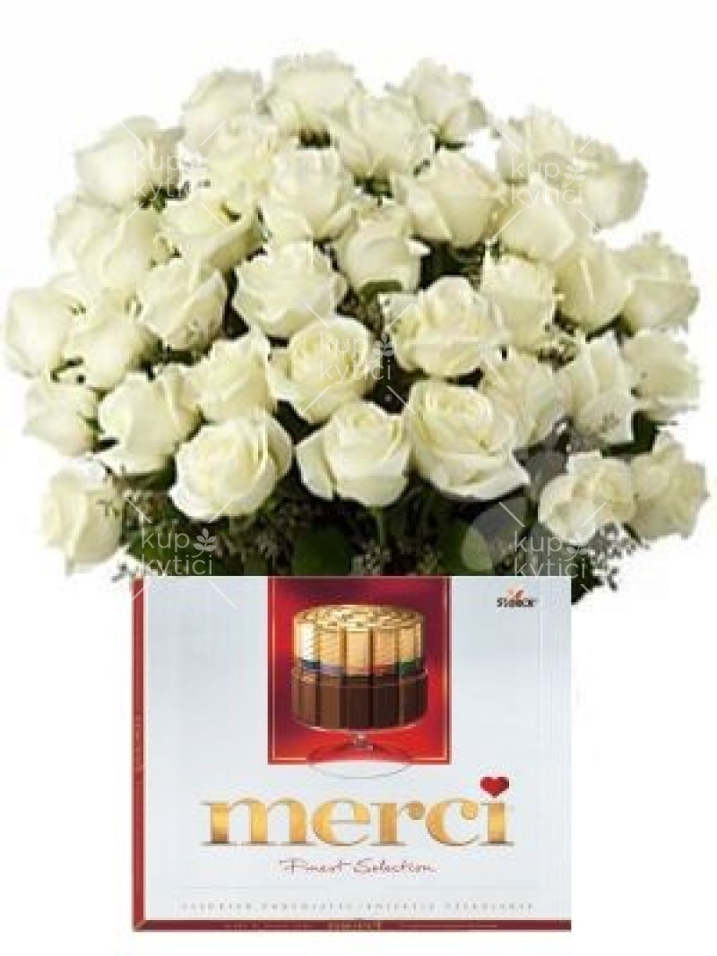 Roses and Merci - gift set