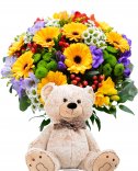 Flower delivery - gift set
