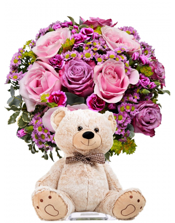 Kytica GUAPA + plyšový medveď