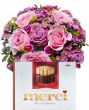 Kytice + Merci - rozvoz kvetín