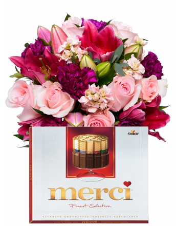 Kytica ROZA + Merci 250 g