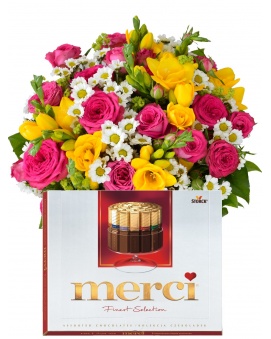 Bouquet SUNNYS + Merci 250 g